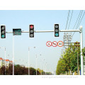 Octagonal Galvanized CCTV Traffic Signal Camera Steel Pole